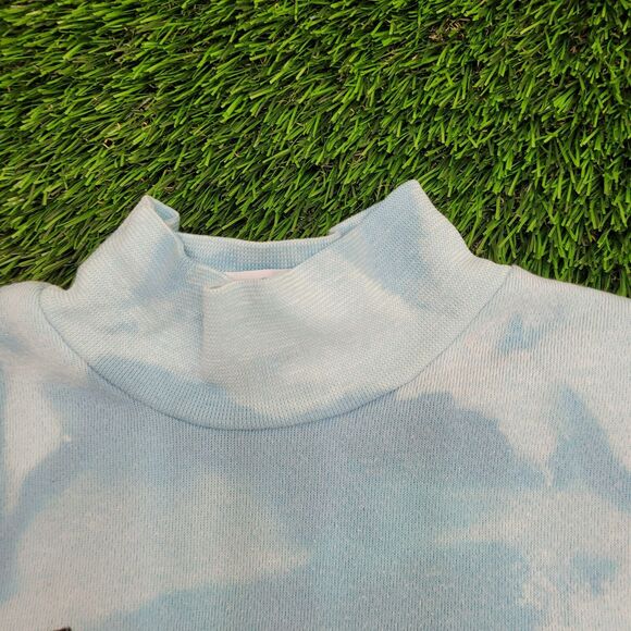 Vintage Beverly-Hills Sweatshirt Women Medium 20x22 Blue USA - Picture 11 of 14